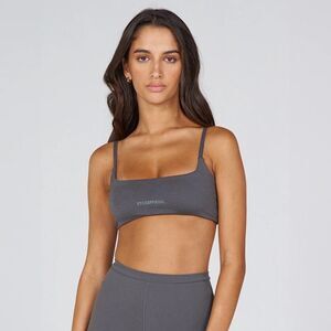 NWT Stax. Ridge Crop Top in Ash-Grey Size XL